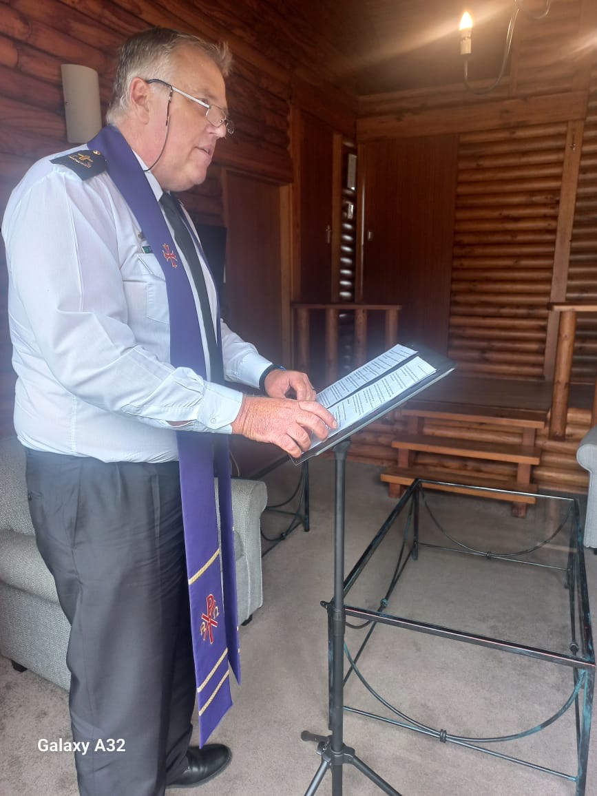 Wedding ceremony by Dr. Gerrit Rademeyer in Trompsburg