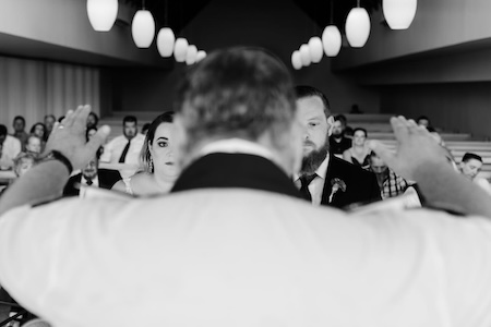 Wedding ceremony by Dr. Gerrit Rademeyer in Trompsburg